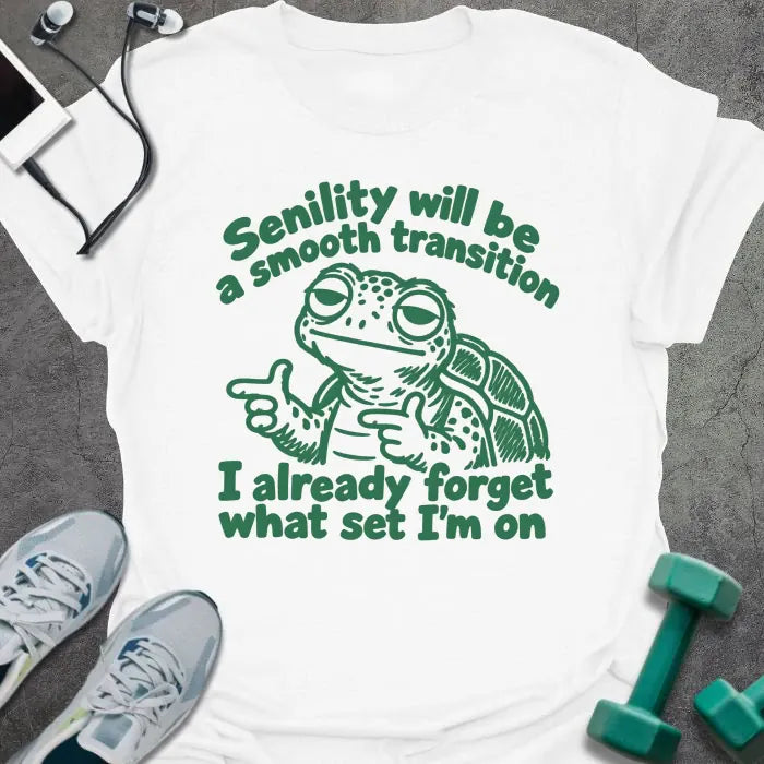 T-Shirt White / S Senile Frog T-Shirt