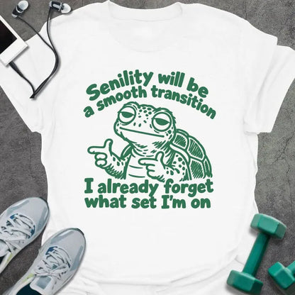 T-Shirt White / S Senile Frog T-Shirt