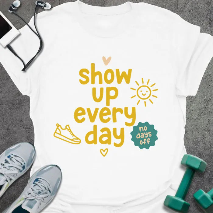 T-Shirt White / S Show Up T-Shirt
