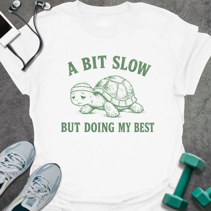 T-Shirt White / S Slow Turtle T-Shirt