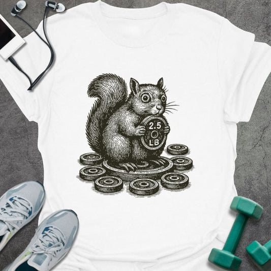 T-Shirt White / S Squirrel Hoarder T-Shirt