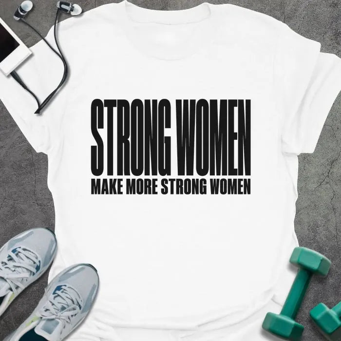 T-Shirt White / S Strong Women T-Shirt
