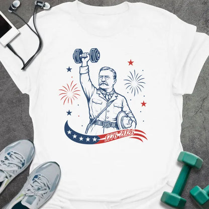 T-Shirt White / S Teddy Celebrates T-Shirt