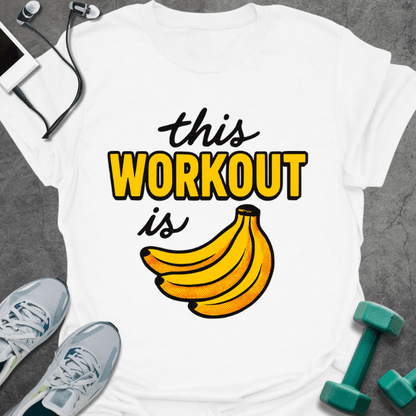 T-Shirt White / S This Workout T-Shirt