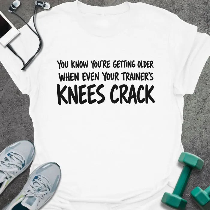 T-Shirt White / S Trainers Knees T-Shirt