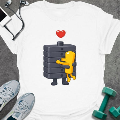 T-Shirt White / S Weight Stack T-Shirt