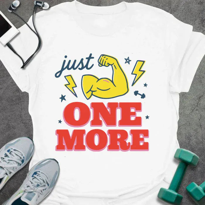 T-Shirt White / XS Just One More T-Shirt