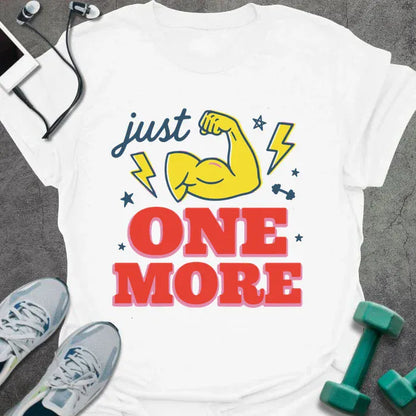 T-Shirt White / XS Just One More T-Shirt