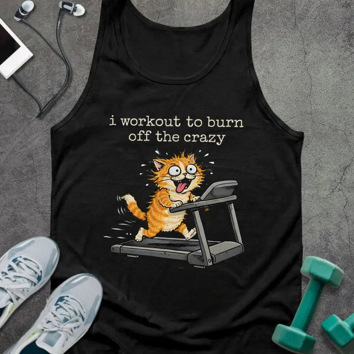 Tank Top Black / XS Crazy Cat Tank
