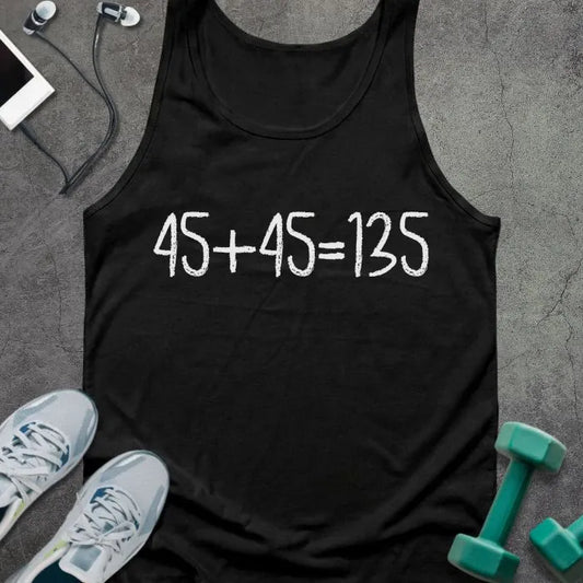 Tank Top Black / XS Gym Math Tank