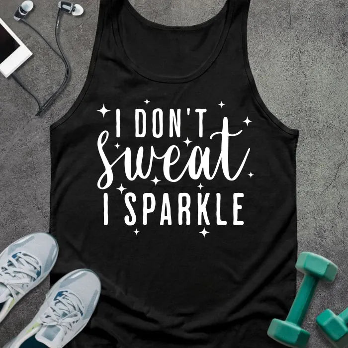 Tank Top Black / XS I Don't Sweat Tank