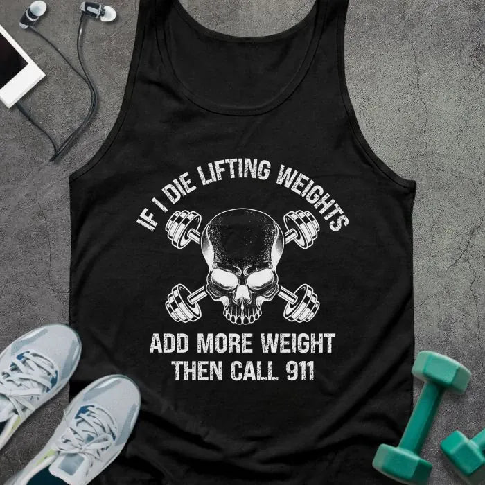 Tank Top Black / XS If I Die Tank