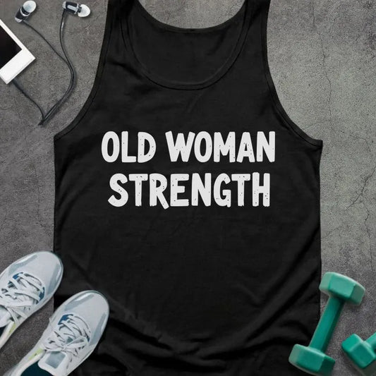 Tank Top Black / XS Old Woman Strength Tank