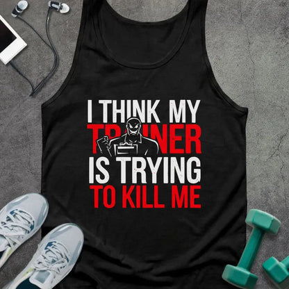 Tank Top Black / XS Trainer Trying Tank