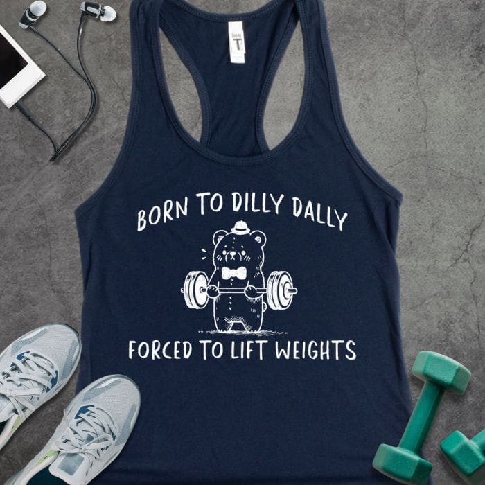 Tank Top Born to Lift Weight Tank