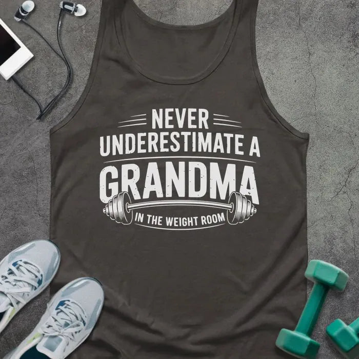 Tank Top Dark Grey / XS Grandma Weight Tank