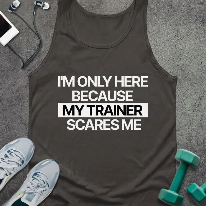 Tank Top Dark Grey / XS Only Here Tank