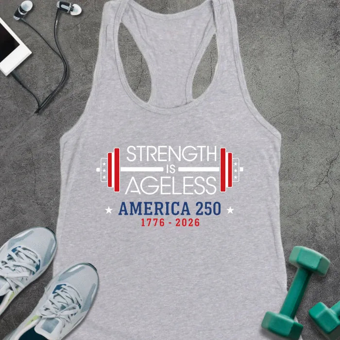 Tank Top Heather Grey / XS America Ageless