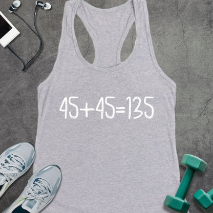 Tank Top Heather Grey / XS Gym Math Tank