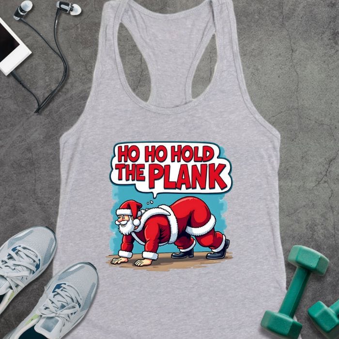Tank Top Heather Grey / XS Ho The Plank Tank