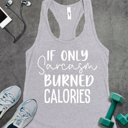 Tank Top Heather Grey / XS If Only Sarcasm Tank