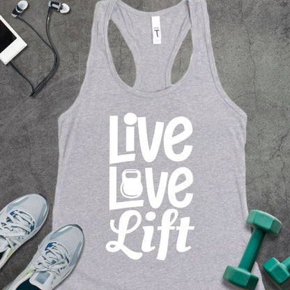 Tank Top Heather Grey / XS Live Love Lift Tank