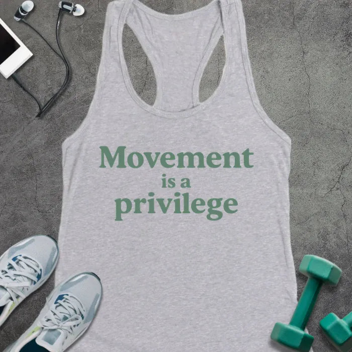 Tank Top Heather Grey / XS Movement Privilege Racer Tank