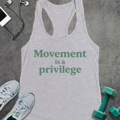 Tank Top Heather Grey / XS Movement Privilege Racer Tank