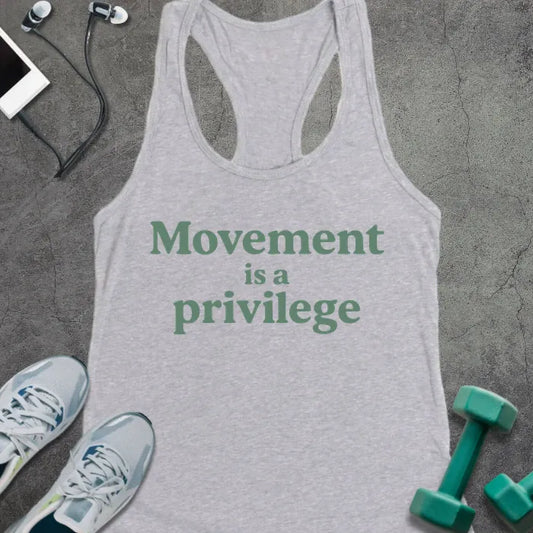 Tank Top Heather Grey / XS Movement Privilege Racer Tank