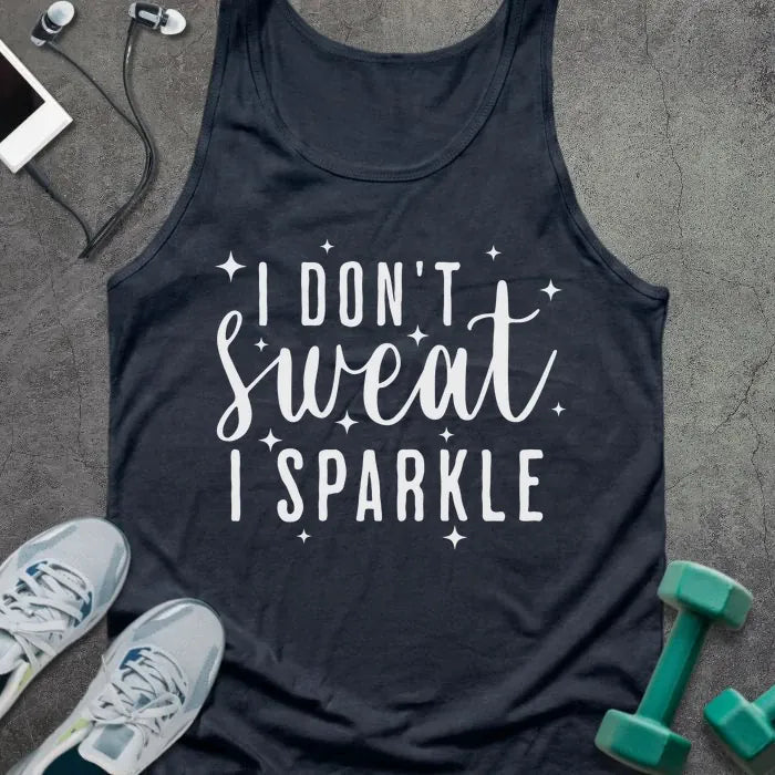 Tank Top Navy / XS I Don't Sweat Tank
