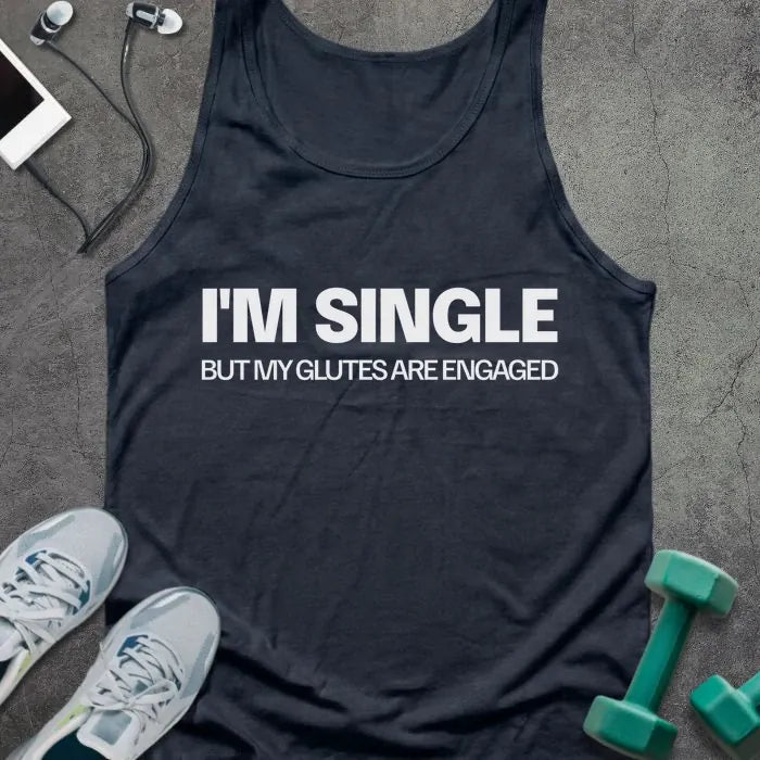 Tank Top Navy / XS I'm Single Tank
