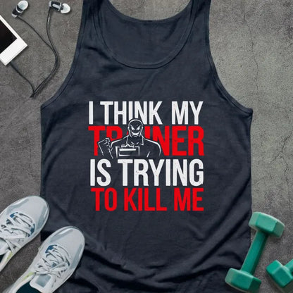 Tank Top Navy / XS Trainer Trying Tank