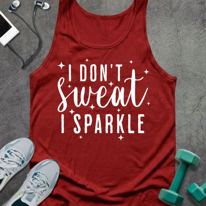 Tank Top Red / XS I Don't Sweat Tank