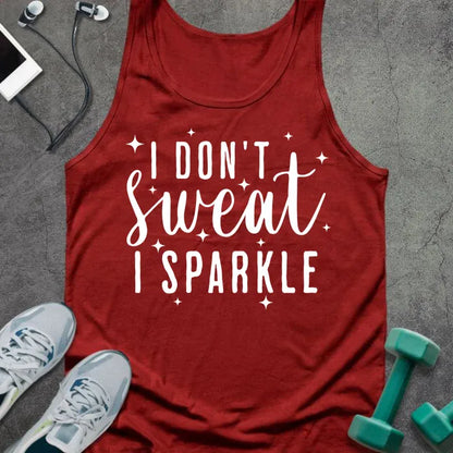 Tank Top Red / XS I Don't Sweat Tank