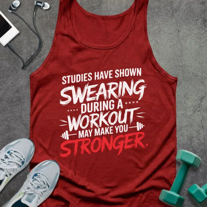 Tank Top Red / XS Workout Study Tank