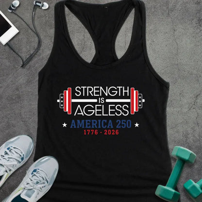 Tank Top Solid Black / XS America Ageless