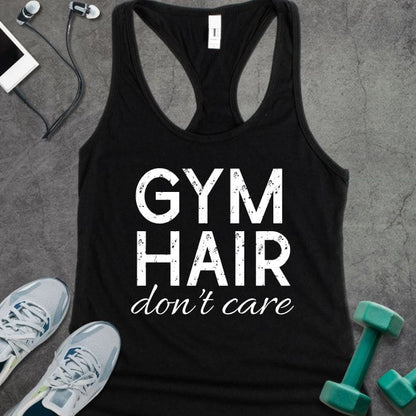 Tank Top Solid Black / XS Gym Hair Tank