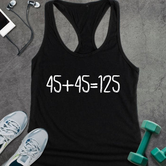 Tank Top Solid Black / XS Gym Math (F) Tank