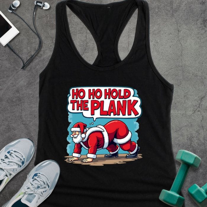 Tank Top Solid Black / XS Ho The Plank Tank