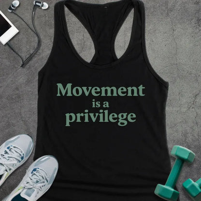 Tank Top Solid Black / XS Movement Privilege Racer Tank