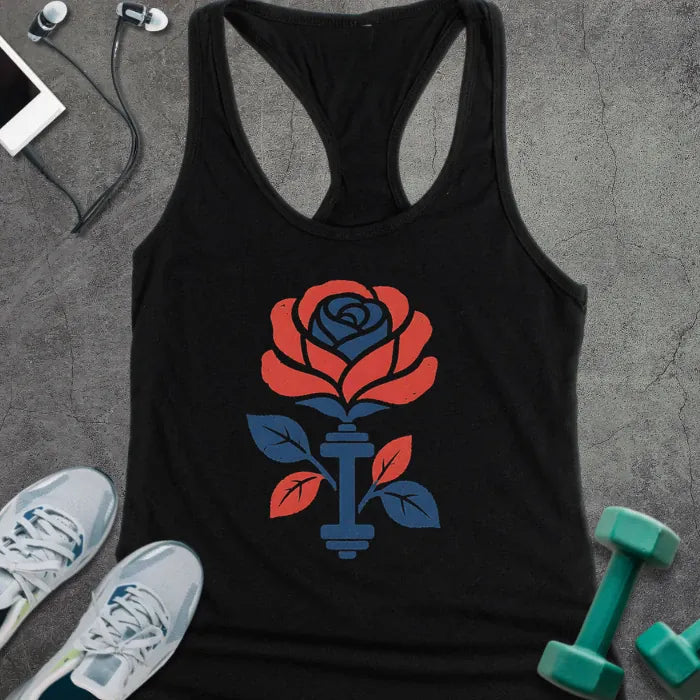 Tank Top Solid Black / XS Patriot Rose