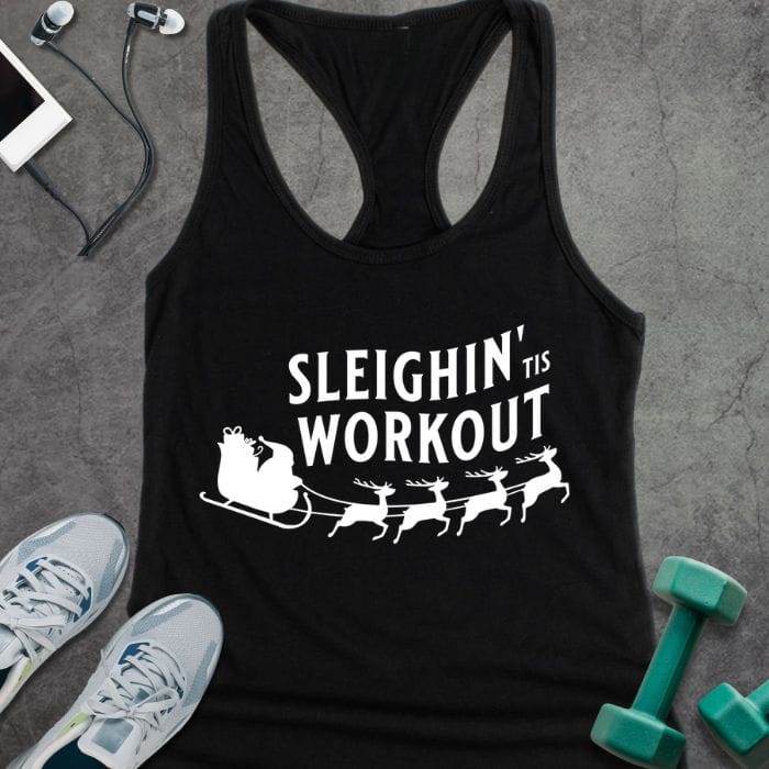 Tank Top Solid Black / XS Sleighin Workout Tank