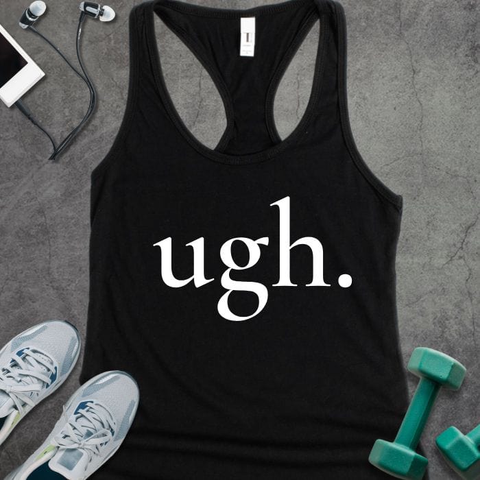 Tank Top Solid Black / XS Ugh. Tank