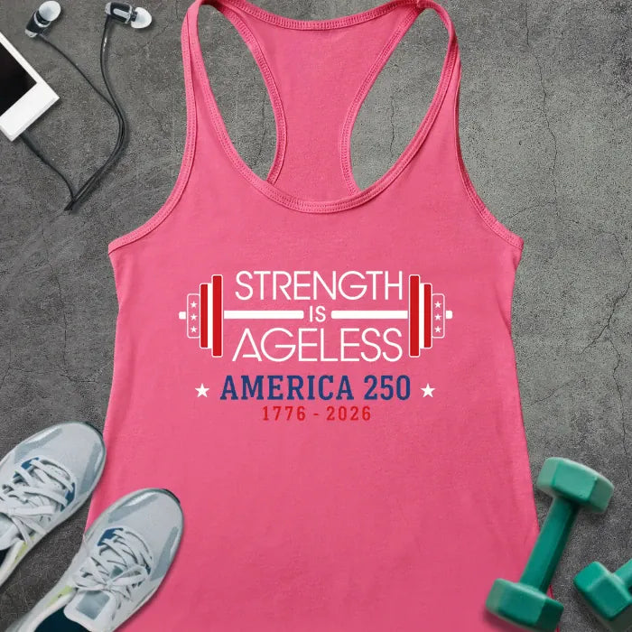 Tank Top Solid Hot Pink / XS America Ageless