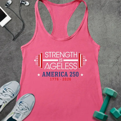 Tank Top Solid Hot Pink / XS America Ageless