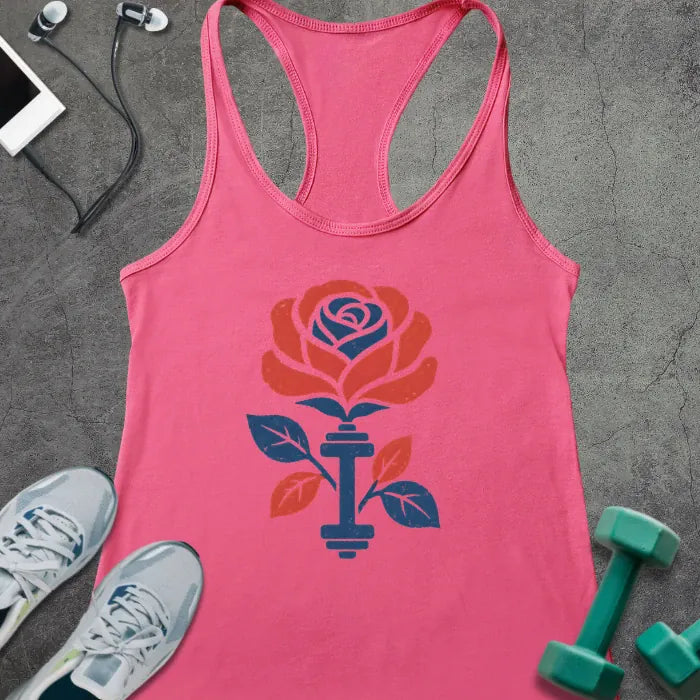 Tank Top Solid Hot Pink / XS Patriot Rose