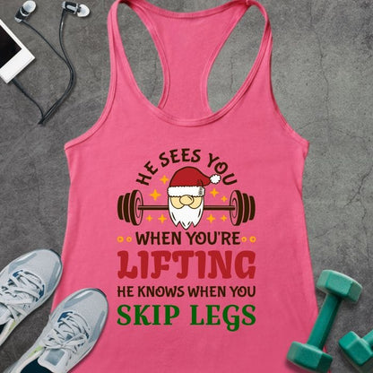 Tank Top Solid Hot Pink / XS See You Lifting Tank