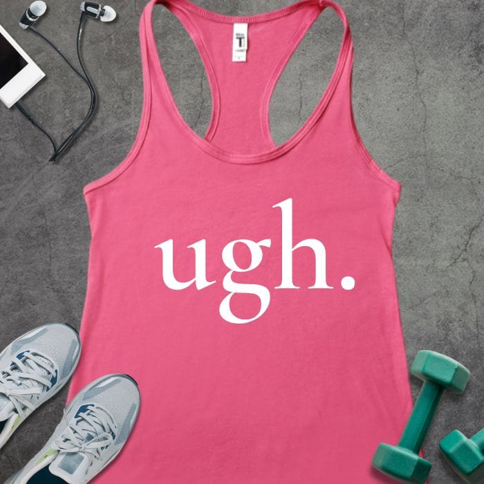 Tank Top Solid Hot Pink / XS Ugh. Tank