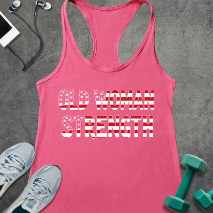 Tank Top Solid Hot Pink / XS Woman Strength