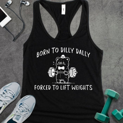 Tank Top Solid Midnight Navy / XS Born to Lift Weight Tank